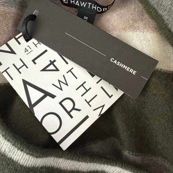 41 Hawthorn Rella Cashmere Crewneck Sweater - Multicolor NWT Size 3X - Picture 7 of 8